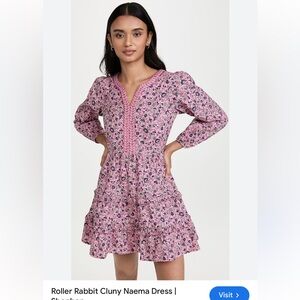 Roller Rabbit Naema Embroidered Minidress